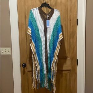 Women’s striped woven top